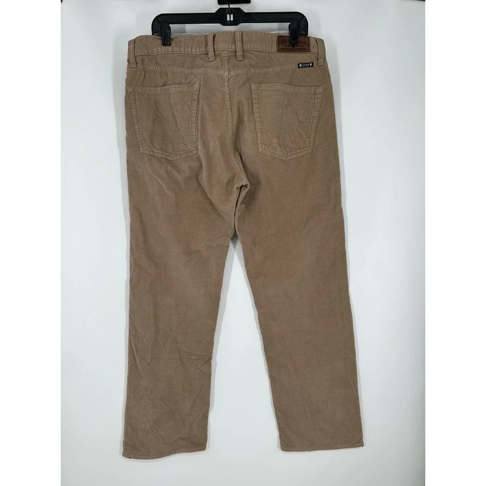 Lucky Brand Vintage‎ 361 Corduroy Pants Men's 36x32 Khaki Straight Leg 5 Pocket